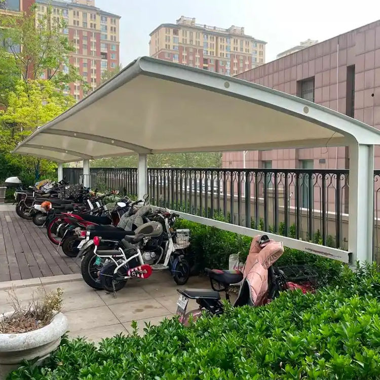 阿瓦提县膜结构电动车棚